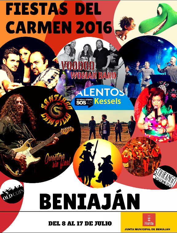 Fiestas patronales en honor a Nuestra Señora del Carmen 2016 Beniaján